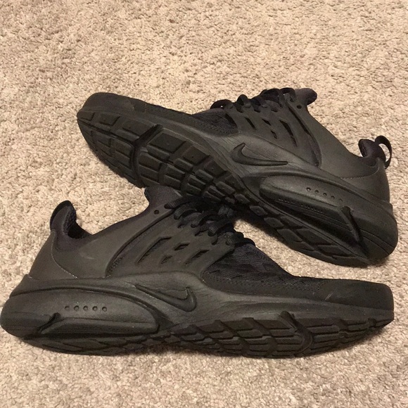 nike presto woven black